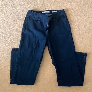 Jones New York Women's Straight Leg Jeans - Dark Blue